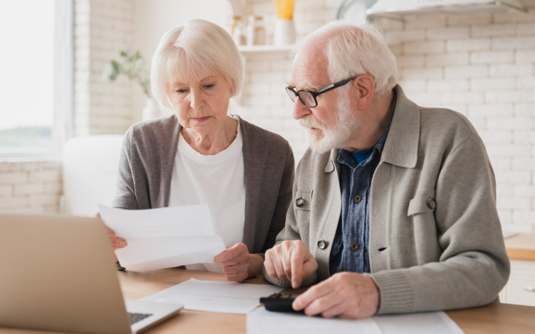 retired couple
